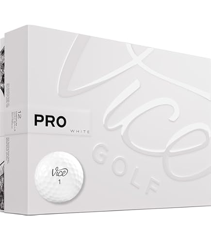 Amazon.co.jp: Vice Golf Proソフトホワイトゴルフボール。 : スポーツ